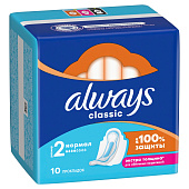  Женские гигиенические прокладки ALWAYS Classic Normal Single 10шт 