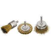 Набор щеток д/дрели со шпильками мет. Matrix (уп.3шт) Набор щеток д/дрели со шпильками мет. Matrix (уп.3шт)