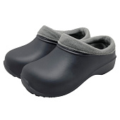 Галоши мужские утепленные Коро с отворотом, темно-серый, ГЛ-312, размер 43 Галоши мужские утепленные Коро с отворотом, темно-серый, ГЛ-312, размер 43