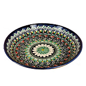 Ляган Риштанская Керамика "Узоры", 25 см, синий микс 3554802 Ляган Риштанская Керамика "Узоры", 25 см, синий микс 3554802