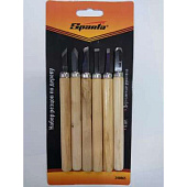 Набор резцов по дереву, 6 шт.// Sparta Набор резцов по дереву, 6 шт.// Sparta