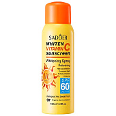  Спрей-вуаль SADOER солнцезащитный с витамином С SPF50+ 150мл 