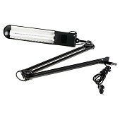 Светильник настольный LED 11Вт Дельта пантограф+струбцина черный Светильник настольный LED 11Вт Дельта пантограф+струбцина черный