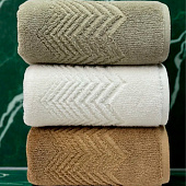 Полотенце Karacan cotton Жаккард Makro 2/ Makro 3, 70х140 см