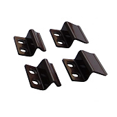  Крепление для москитной сетки металл, коричневый (4 шт) - пакет Tech-Krep 