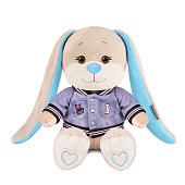  Мягкая игрушка Jack&Lin, Зайчик Жак в джинсовом бомбере, 20 см, в коробке 