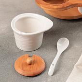 Банки для хранения сыпучих ,на деревянной подставке «Эстет», 5 предметов 4720069 Банки для хранения сыпучих ,на деревянной подставке «Эстет», 5 предметов 4720069