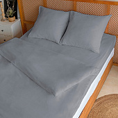 Комплект постельного белья 1,5 спальный Mariya DeLuxe Серый С-КПБ-1,5сп сер Комплект постельного белья 1,5 спальный Mariya DeLuxe Серый С-КПБ-1,5сп сер