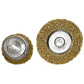 Набор щеток со шпильками д/дрели мет. Matrix (уп.2шт) Набор щеток со шпильками д/дрели мет. Matrix (уп.2шт)