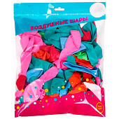  Воздушные шары латексные 12", пастель, 100 шт., МИКС 4986578 