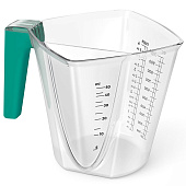 Кружка мерная Omni 1,0л Прозрачный/Опаловый зеленый AOM005SAN Кружка мерная Omni 1,0л Прозрачный/Опаловый зеленый AOM005SAN