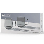 Кружки (набор 2шт) Maxwell & Williams 593 (серый) "Blend Sala" 0.4л MW593-LQ0093 Кружки (набор 2шт) Maxwell & Williams 593 (серый) "Blend Sala" 0.4л MW593-LQ0093