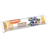 Пакеты для хранения и заморозки ХОЗЯЮШКА, 25х40 см., 100 шт. 9037-42 Пакеты для хранения и заморозки ХОЗЯЮШКА, 25х40 см., 100 шт. 9037-42