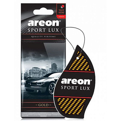  Ароматизатор подвесной сухой AREON LUX SPORT GOLD 