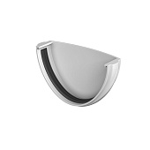  Заглушка желоба ПВХ D125/82 белый /Технониколь 
