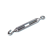 Талреп крюк-кольцо М10, DIN 1480, 1шт, цинк Талреп крюк-кольцо М10, DIN 1480, 1шт, цинк