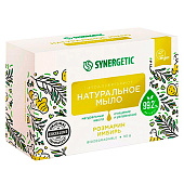  Мыло туалетное SYNERGETIC розмарин и имбирь, гипоаллерг. 90г Арт.200101 (ф24) 