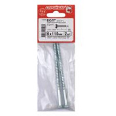  Болт сантехнический оцинк. DIN 571  6х110 (2 шт) 