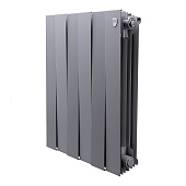 Радиатор биметаллический Royal Thermo PianoForte 500 Silver Satin 6 секц Радиатор биметаллический Royal Thermo PianoForte 500 Silver Satin 6 секц