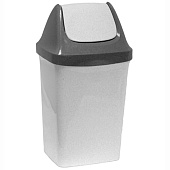  Контейнер для мусора СВИНГ 50,0л Мраморный (3) М2464 