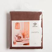Скатерть (саржа) Этель Kitchen, 150х220 см коричневый, 7866014 Скатерть (саржа) Этель Kitchen, 150х220 см коричневый, 7866014