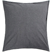  Наволочка SL Home "Деним" 70х70+2 см, цв.темно-серый, 100% жатый хлопок 10245452 