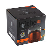 Кружка Leonord AROMA из боросиликатного стекла с рельефным корпусом 435 мл 106476 Кружка Leonord AROMA из боросиликатного стекла с рельефным корпусом 435 мл 106476
