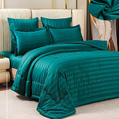 Комплект постельного белья EFOR SATIN модель 2 с одеялом бирюзовый евро Комплект постельного белья EFOR SATIN модель 2 с одеялом бирюзовый евро
