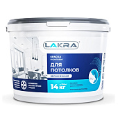 В/Д Краска для потолков Белый Лакра 14кг В/Д Краска для потолков Белый Лакра 14кг