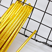 Трубочки одноразовые для напитков 25 шт. "Party go", golden (197 мм) Трубочки одноразовые для напитков 25 шт. "Party go", golden (197 мм)