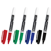 Маркеры стираемые для белой доски 4цв BRAUBERG, 4 мм, эргономичный корпус, 150850 