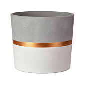 Кашпо Кедр белый №1. 0,6л, КС-Б1-225-03 Кашпо Кедр белый №1. 0,6л, КС-Б1-225-03