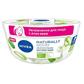  Крем для лица NIVEA Organic Aloe увлажняющий 200мл 