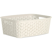  Корзина RATTAN слоновая кость 26х19.5х9см HL041251IV 