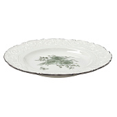 Таралка десертная WY Floral Laceware, 20 см. фарфор, белая 10791184 Таралка десертная WY Floral Laceware, 20 см. фарфор, белая 10791184