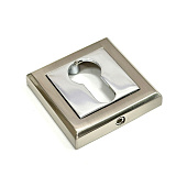 Накладка на цилиндр квадрат RUCETTI RAP KH-S SN/CP бел.никель/хром Накладка на цилиндр квадрат RUCETTI RAP KH-S SN/CP бел.никель/хром