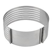 Форма для выпечки круглая раздвижная с прорезями Mallony TORTA 108345 Форма для выпечки круглая раздвижная с прорезями Mallony TORTA 108345