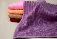 Полотенце 70х130 Luxor Виктория махровое, брусничный, 0324 Полотенце 70х130 Luxor Виктория махровое, брусничный, 0324