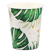  Набор бумажной посуды декор «Эко», 6 тарелок, 6 стаканов, 1 гирлянда, декор фотозоны 7994458 