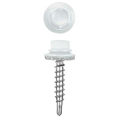 Саморезы кровельные 4,8х51мм, 40шт, RAL 9003 белый Саморезы кровельные 4,8х51мм, 40шт, RAL 9003 белый