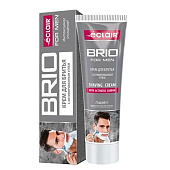 Крем для бритья BRIO MEN c активированным углем 75мл