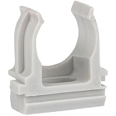  Клипса для труб 20мм  Plast EKF серый (10 шт) derj-z-20n-r 