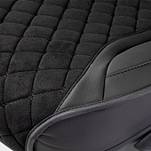 Накидки на сиденье Car Performance передние 2 шт алькантара + экокожа черные CUS-3044 BK/BK "В" Накидки на сиденье Car Performance передние 2 шт алькантара + экокожа черные CUS-3044 BK/BK "В"