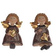 Фигурка декоративная "Ангел", L5 W6,5 H7,5 см, 2в., 806545 Фигурка декоративная "Ангел", L5 W6,5 H7,5 см, 2в., 806545