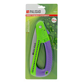  Пила садовая складная 175мм, пластиковая обрезиненная рукоятка, защитная кулиса Palisad 60411 