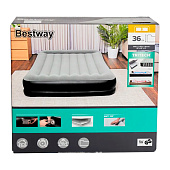 Bestway Матрас надувной Tritech Queen 203х152х36см, встр.насос USB 5В, рем.комплект, до 300кг арт.671BU Код273585 Bestway Матрас надувной Tritech Queen 203х152х36см, встр.насос USB 5В, рем.комплект, до 300кг арт.671BU Код273585