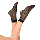 Носки женские Minimi Pois 20 в горошек, daino, one size Носки женские Minimi Pois 20 в горошек, daino, one size