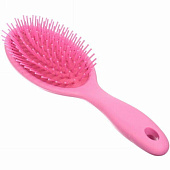  Расческа массажная Lady Brush, форма овальная, цвет фуксия, 22,5х7см 452-0618 