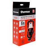 ЕРМАК Автоматическое зарядное устройство для АКБ, 6А, аналоговое управление ЕРМАК Автоматическое зарядное устройство для АКБ, 6А, аналоговое управление