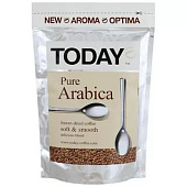 TODAY Pure Arabica Кофе сублимированный 75г, м/у TODAY Pure Arabica Кофе сублимированный 75г, м/у
